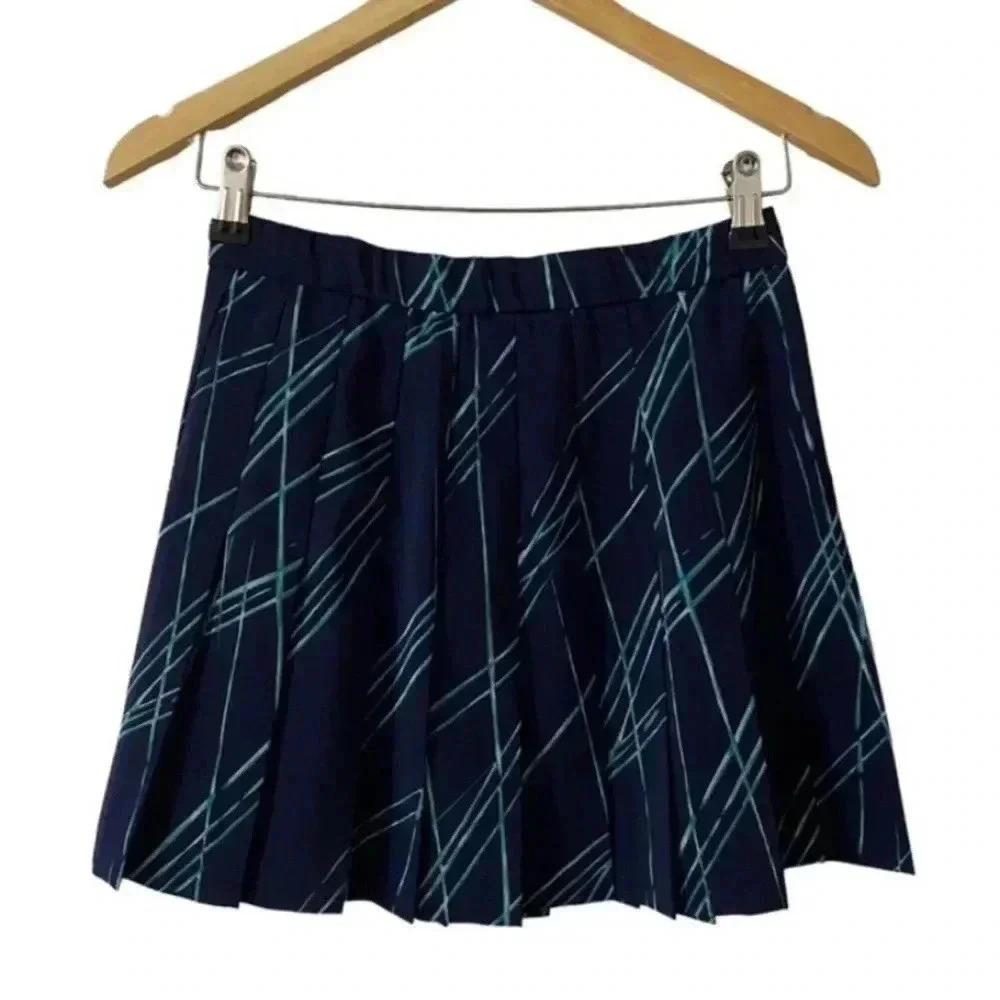 LBH Women’s Vintage Blue Tennis Pickleball Athletic Skirt